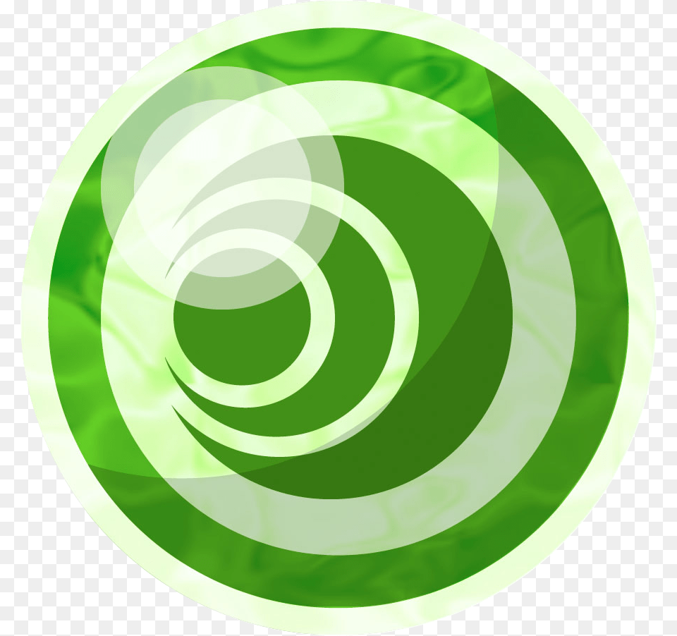 Circle, Green, Spiral, Coil, Plate Free Transparent Png