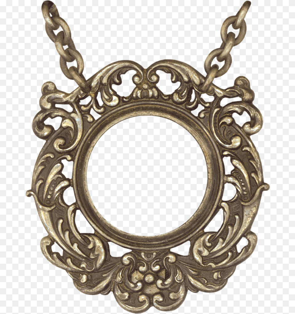 Circle, Accessories, Bronze, Jewelry, Necklace Free Png Download