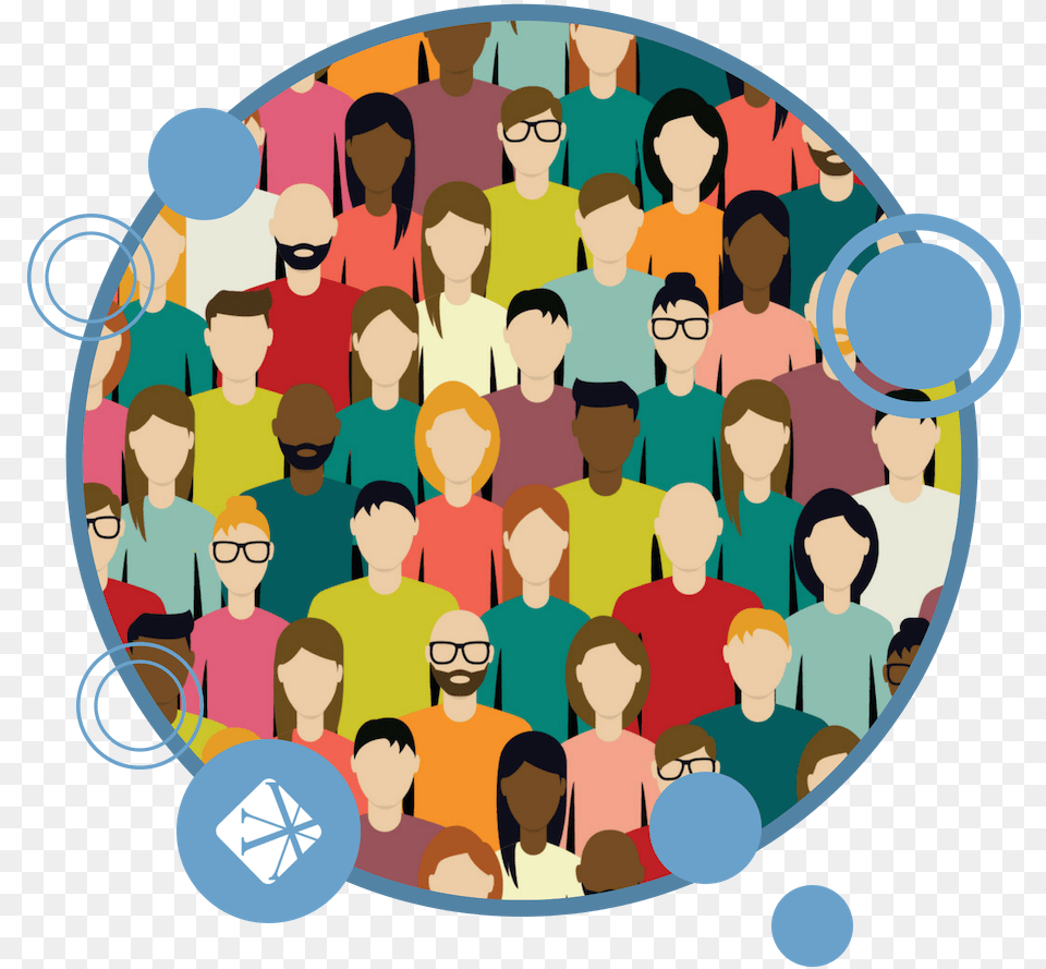 Circle, Person, People, Crowd, Art Free Transparent Png