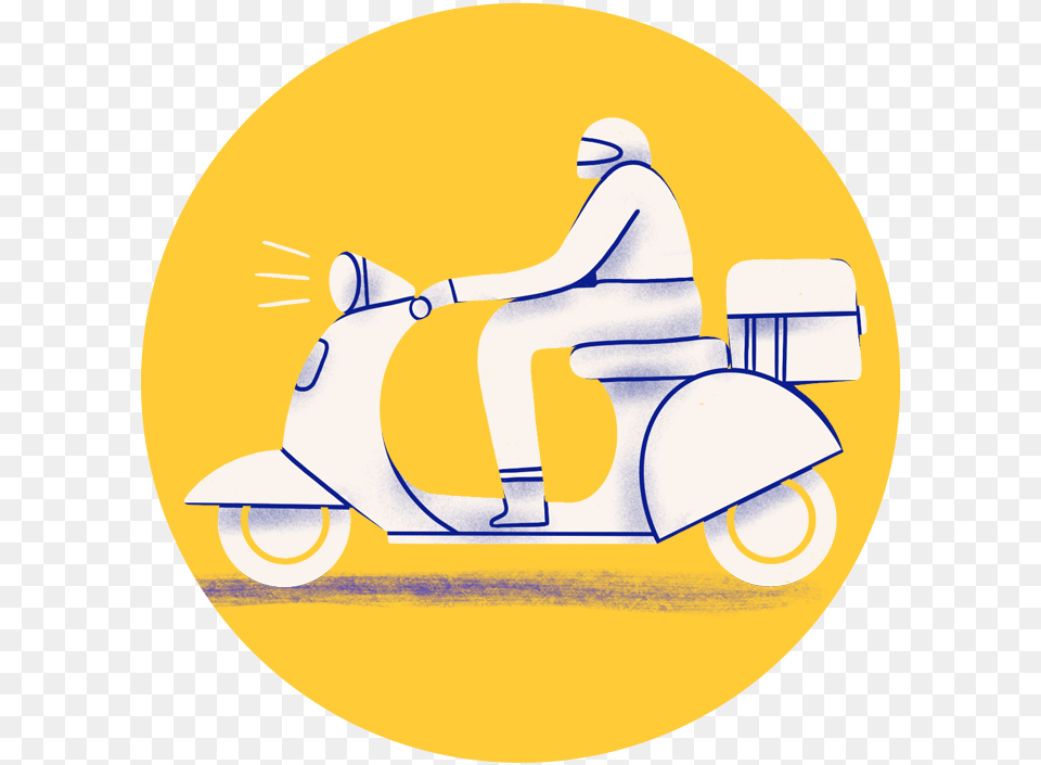 Circle, Motorcycle, Transportation, Vehicle, Scooter Free Png Download