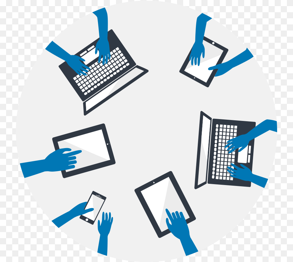 Circle, Computer, Electronics, Laptop, Pc Free Transparent Png