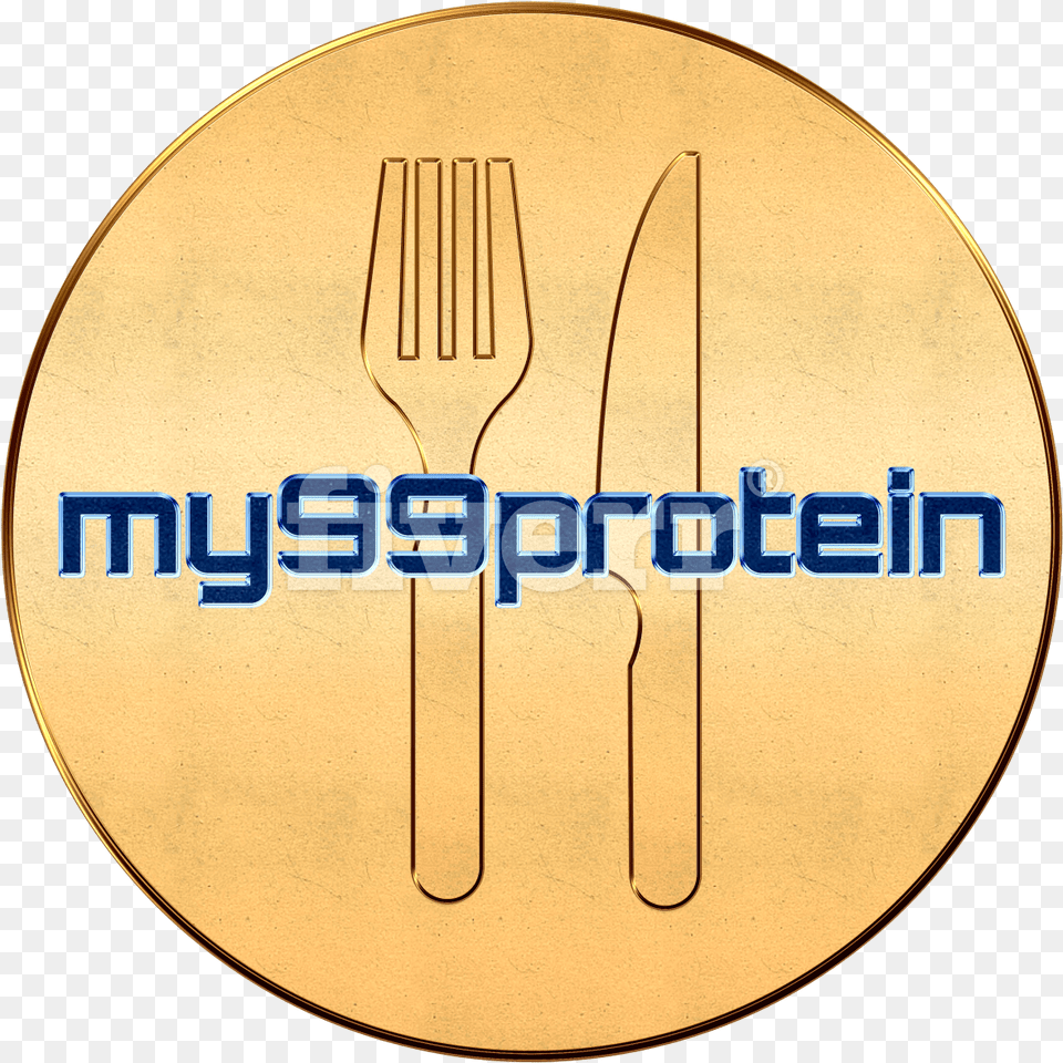 Circle, Cutlery, Fork, Gold Free Transparent Png