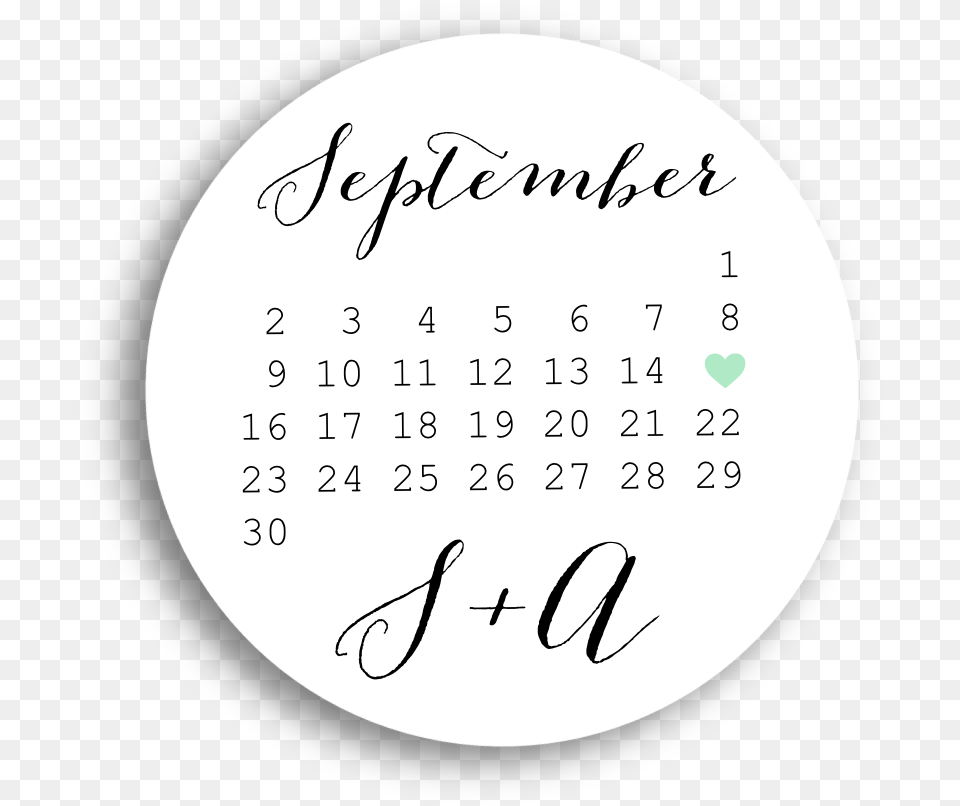 Circle, Text, Disk, Calendar Free Png Download