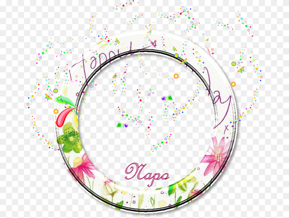 Circle, Paper, Plate, Confetti, Birthday Cake Free Png Download