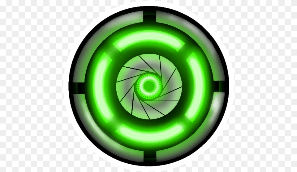 Circle, Green, Light, Machine, Spoke Free Png