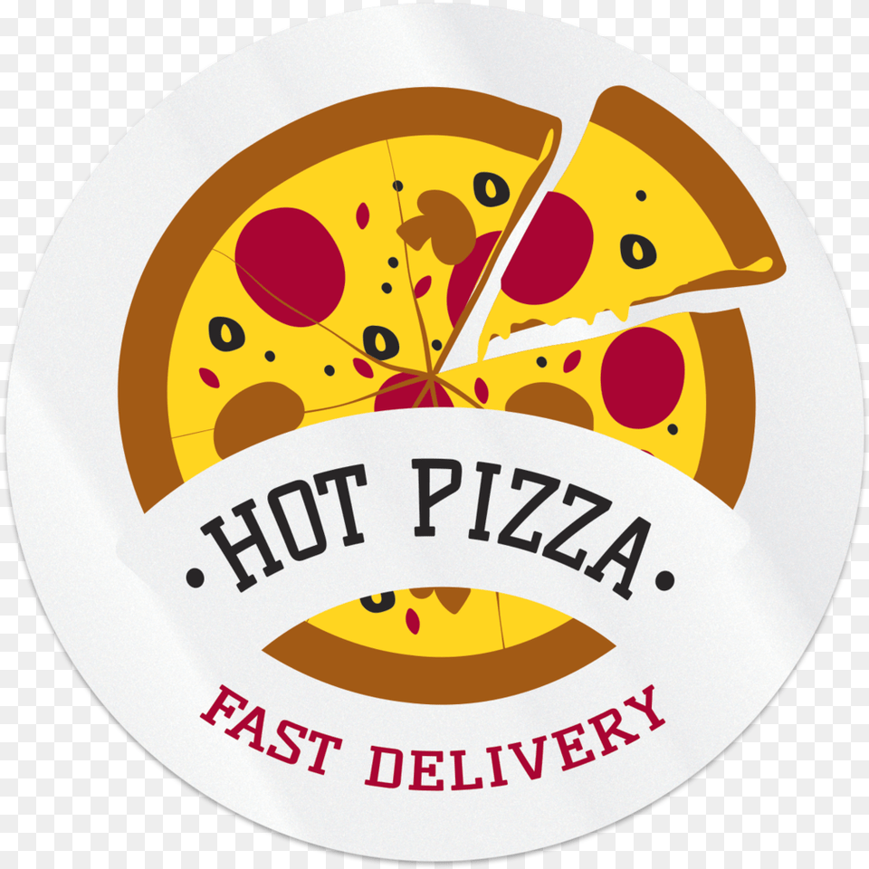 Circle, Logo, Food, Pizza Free Transparent Png