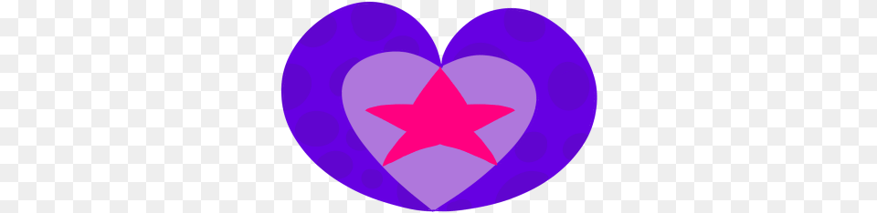 Circle, Purple, Heart, Symbol, Star Symbol Free Png Download