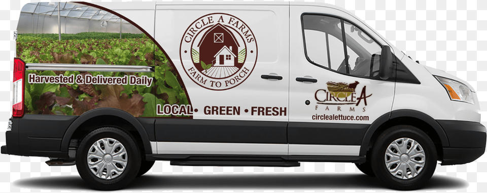 Circle A Farms Local Hydroponic Lettuce U0026 Greens Ford Transit, Moving Van, Transportation, Van, Vehicle Free Transparent Png