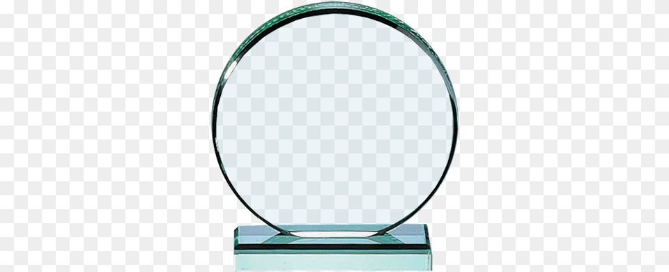 Circle Acrylic Glass Awards Recognition Circle Clipart Glass Award, Disk Free Transparent Png