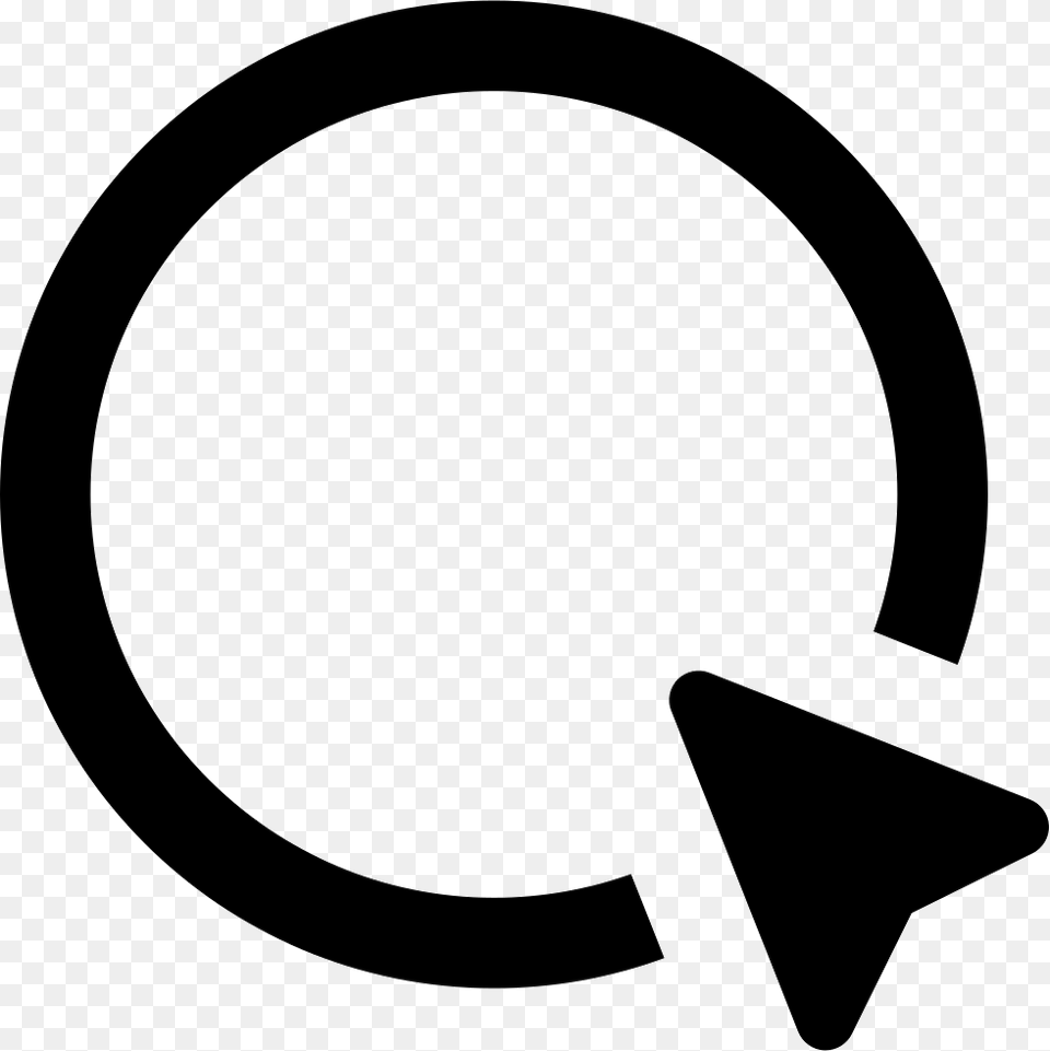 Circle And Cursor Arrow Comments Cursor Icon In Circle, Stencil, Symbol, Sign Free Png Download