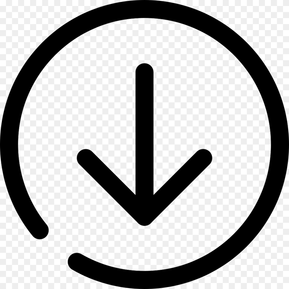 Circle Arrow Christian Universalist Symbol, Sign, Road Sign Free Transparent Png