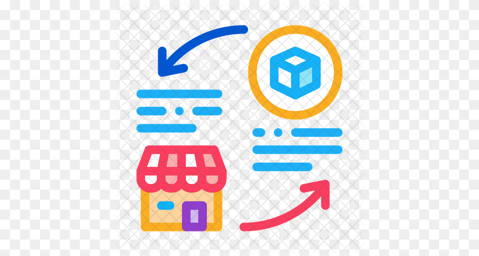 Circle Arrow Cube Icon Sharing Knowledge Icon, Text Free Transparent Png
