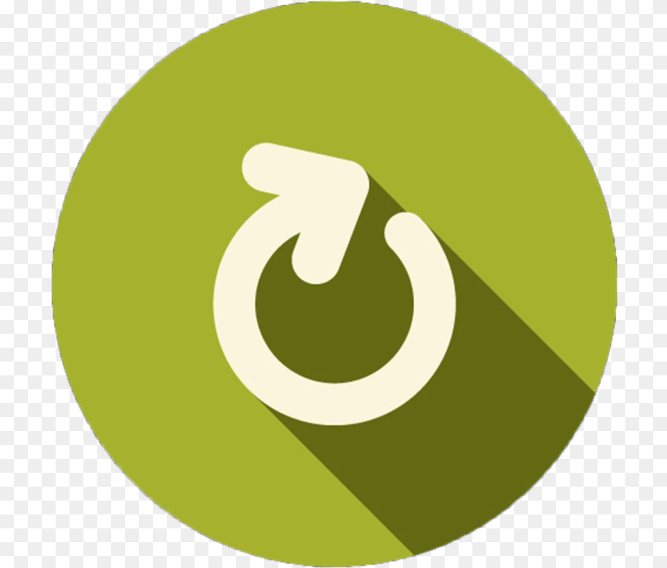 Circle Arrow Icon Circle, Green, Symbol, Disk, Text Free Transparent Png