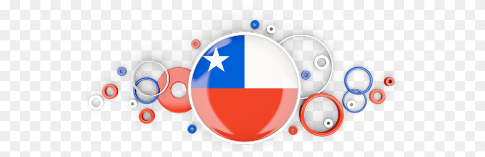 Circle Background Illustration Of Flag Chile Background Bangladesh Flag, Sphere, Logo, Symbol Png Image