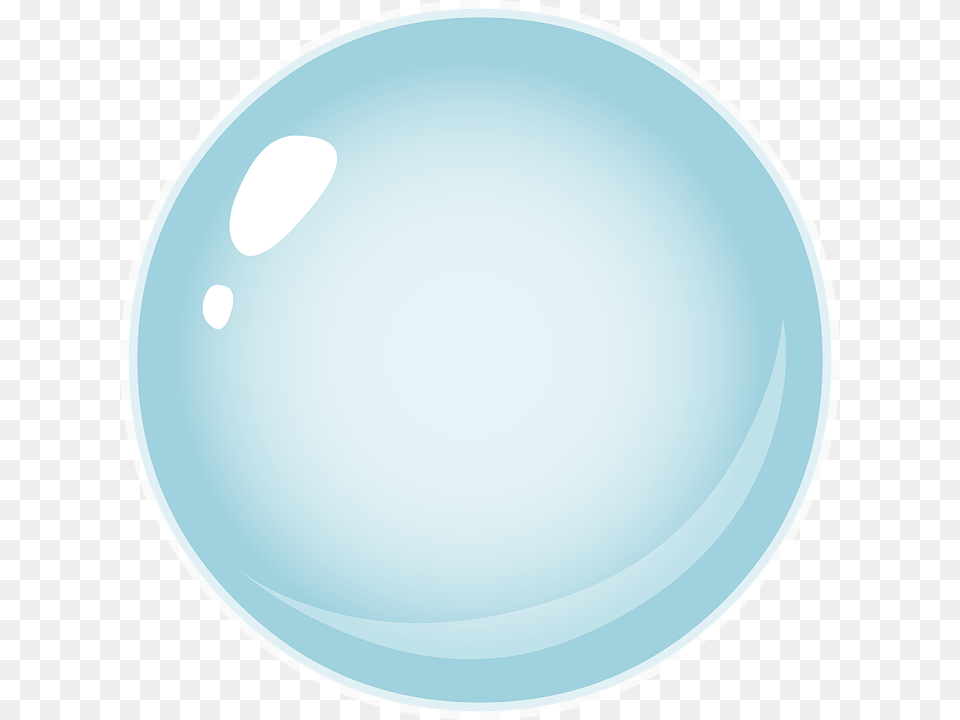 Circle Ball Blue Bubble 3d Sphere Round Balloon, Plate Png Image