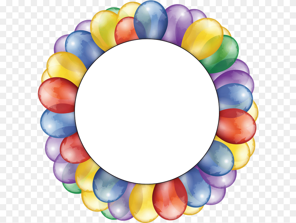 Circle Birthday Frame Happy Birthday Nephew Balloons, Balloon Free Png Download