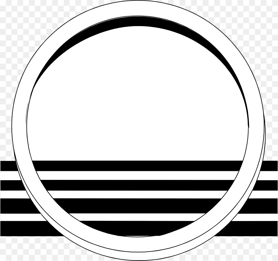 Circle Black And White Clip Art, Oval Free Png Download