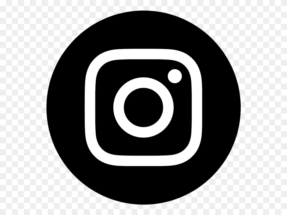 Circle Black Instagram Logo, Disk, Gun, Weapon Free Transparent Png