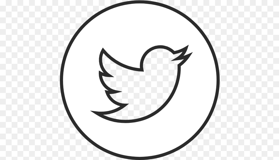 Circle Blank Twitter Graphic Twitter Icons Graphics Twitter White Icon, Animal, Bird, Blackbird, Symbol Free Transparent Png