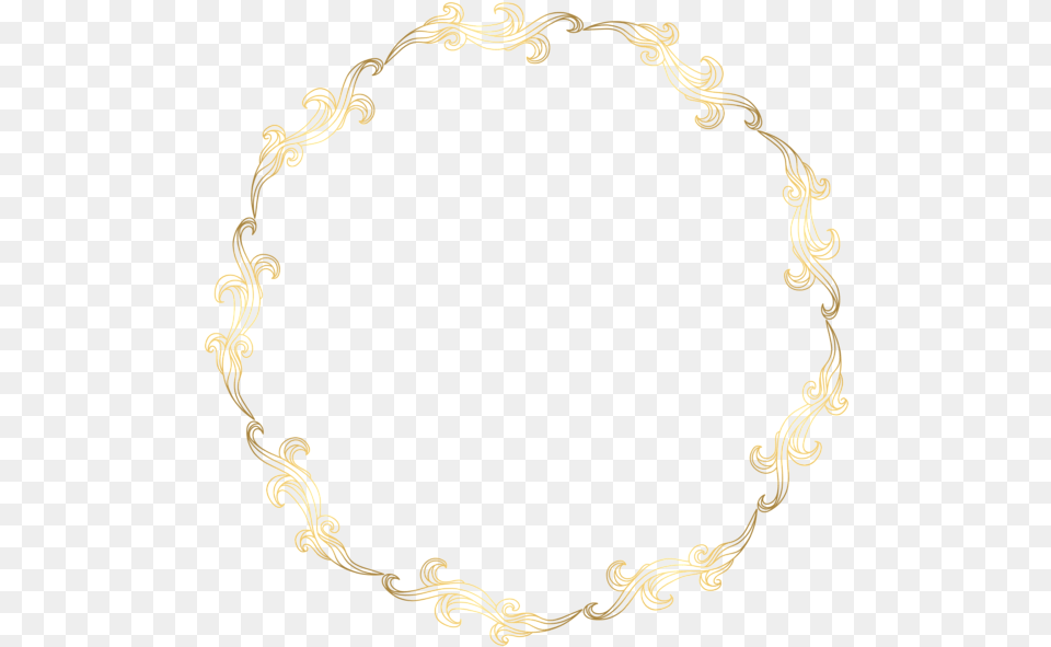Circle Border Chain, Oval, Accessories, Jewelry, Necklace Png