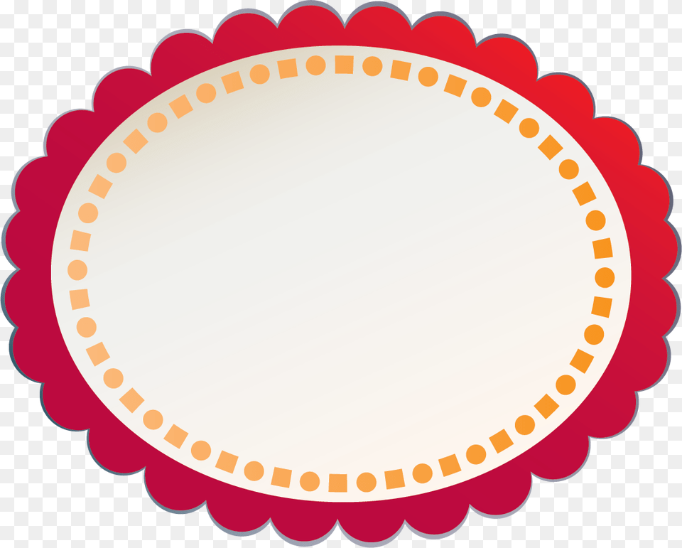 Circle Border With Ribbon, Oval, Food, Ketchup Free Png