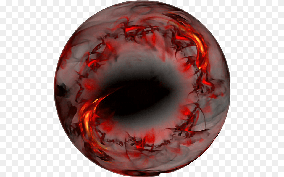 Circle Bubble Interesting Art Fire Red Black Circle, Sphere, Accessories, Ornament, Pattern Free Transparent Png