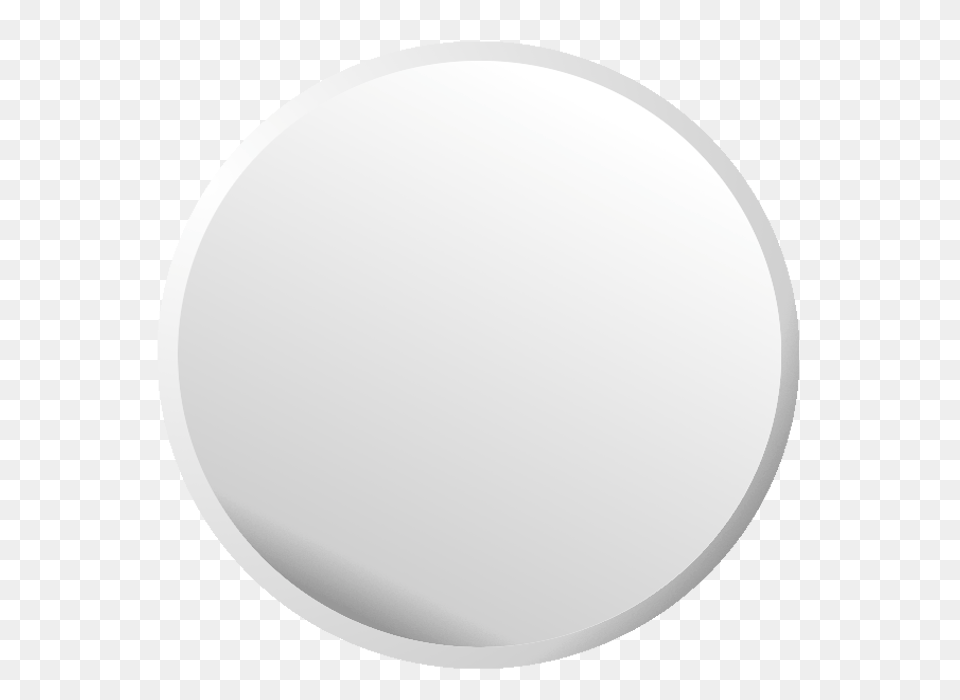 Circle Button White Grey Metal Transparent Shadow, Sphere Png