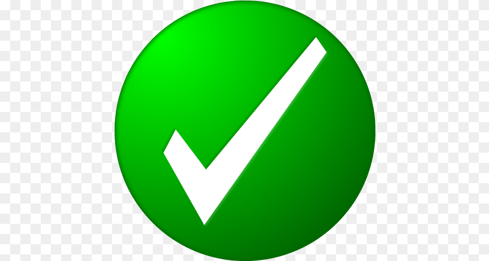 Circle Checkmark Check Mark Background, Green, Symbol, Disk, Sign Png Image