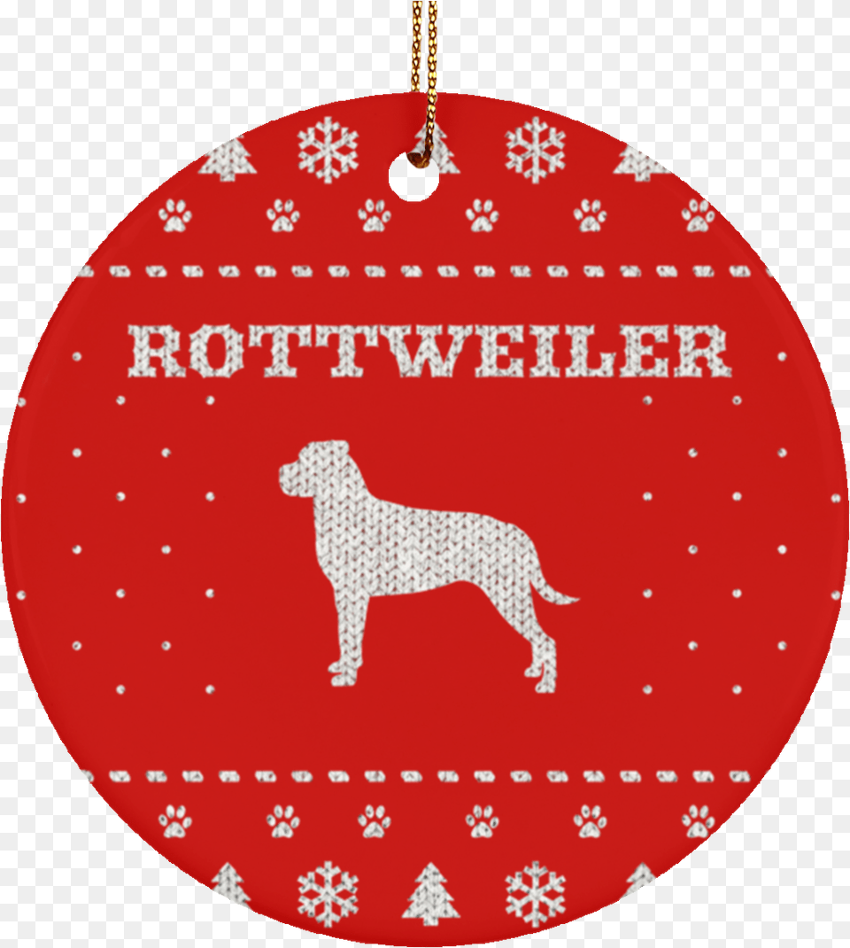 Circle Christmas Ornaments Picture Rottweiler, Accessories, Animal, Canine, Dog Free Png