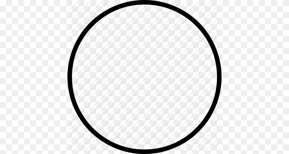Circle Circle Outline Round Shape Icon, Oval Free Png