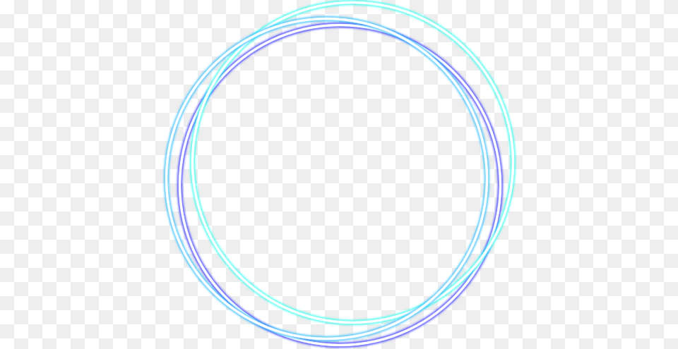 Circle Circleframe Frame Neon Glow Ftestickers, Hoop, Light Free Png Download