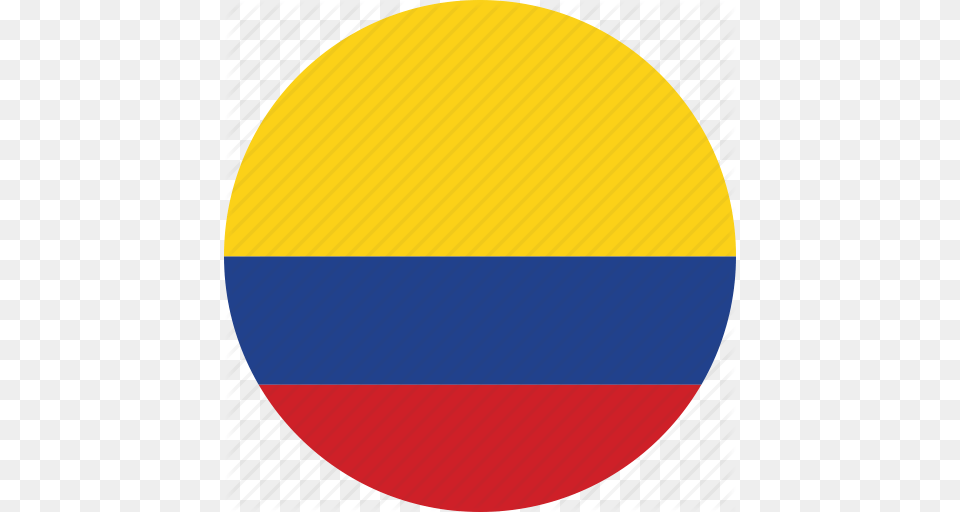 Circle Circular Colombia Colombia Flag Country Flag Flag, Sphere Png Image