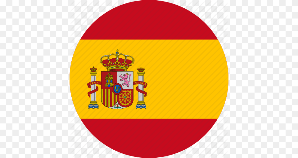 Circle Circular Country Flag Flag Of Spain Flags National, Logo Png Image