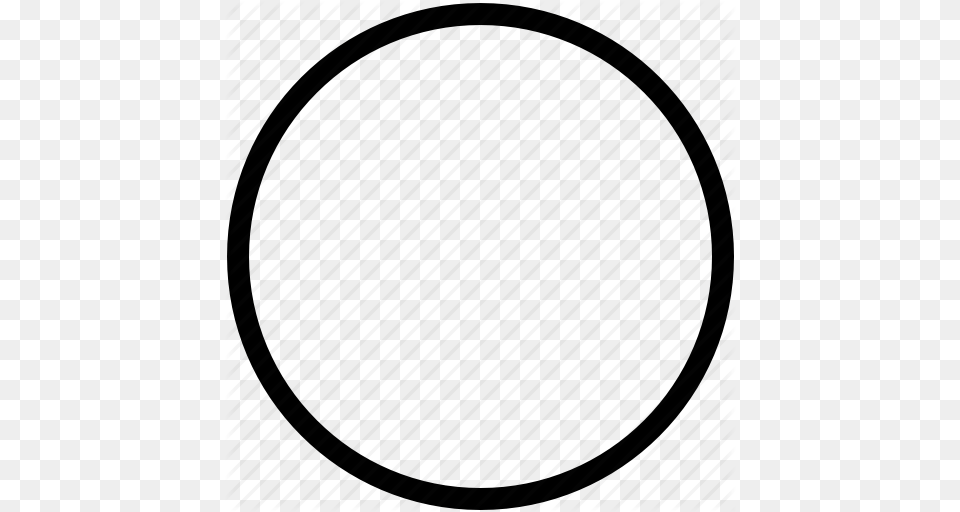 Circle Circular Grid Outline Round Shape Icon, Oval Png