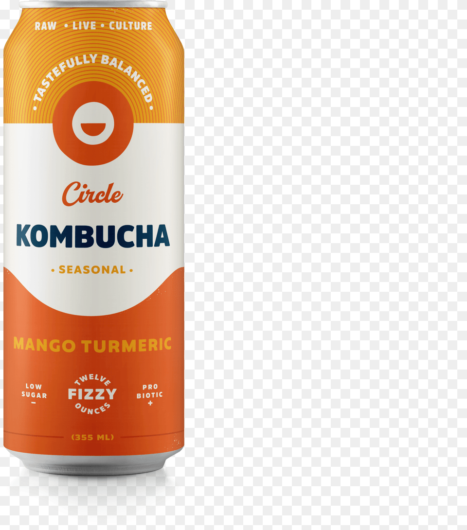 Circle City Kombucha Orange Soft Drink, Alcohol, Beer, Beverage, Can Free Transparent Png