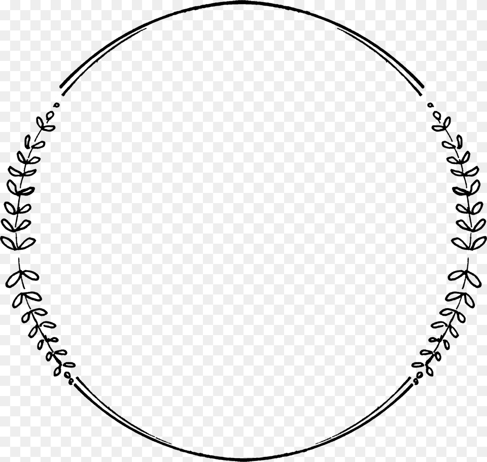 Circle Clipart Monogram Frame Simple Circle Border Design, Accessories, Bracelet, Jewelry, Necklace Png