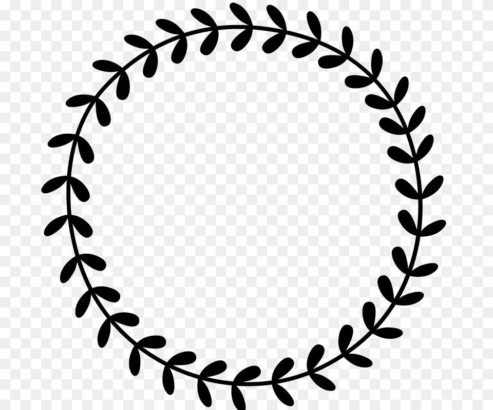 Circle Clipart Wreath, Oval, Stencil, Plant, Pattern Free Transparent Png