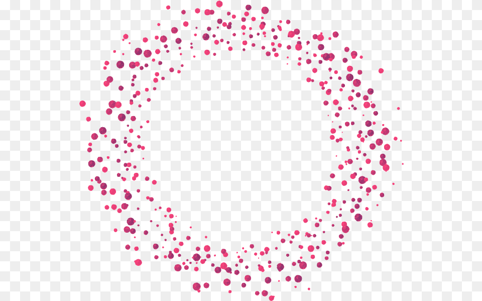 Circle Confetti Background, Flower, Petal, Plant, Paper Free Png