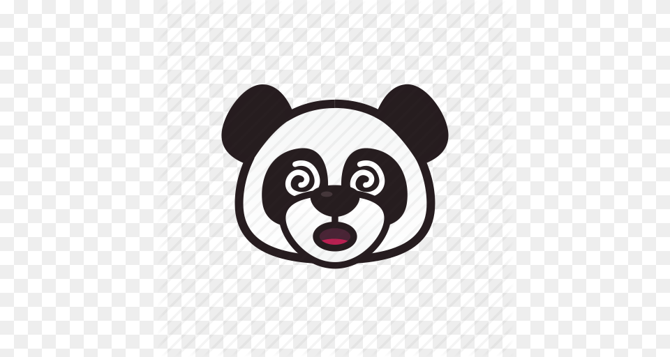 Circle Confused Emoticon Panda Icon Png Image