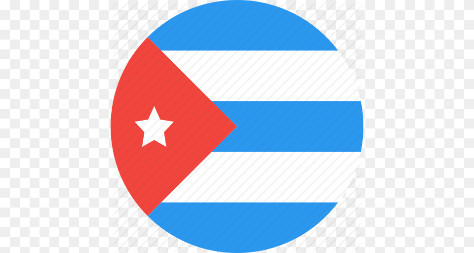 Circle Country Cuba Flag Nation Icon, Logo, Symbol Png