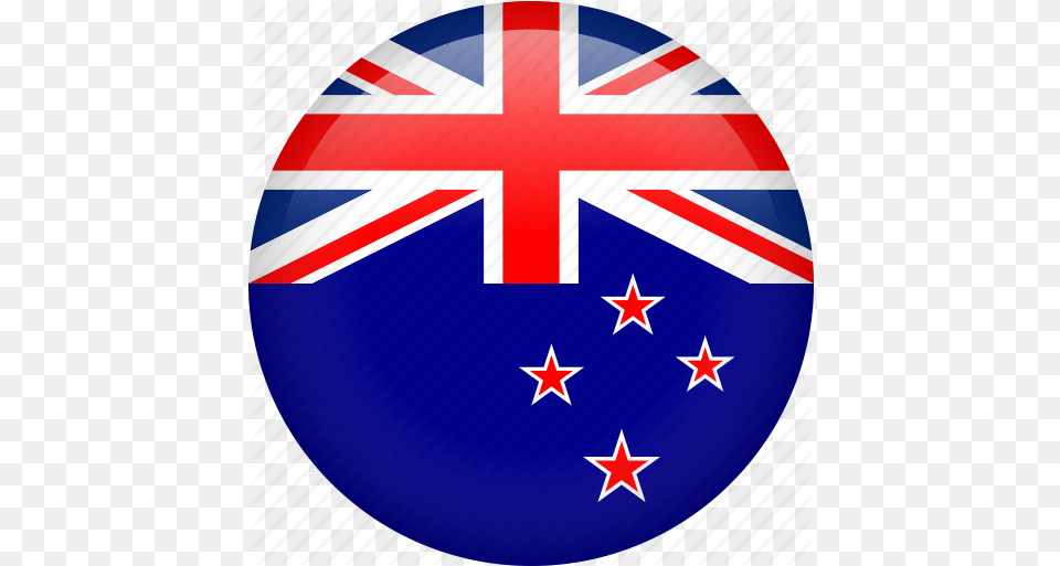 Circle Country Flag Nation National New Zealand Flag Circle Icon Free Png Download