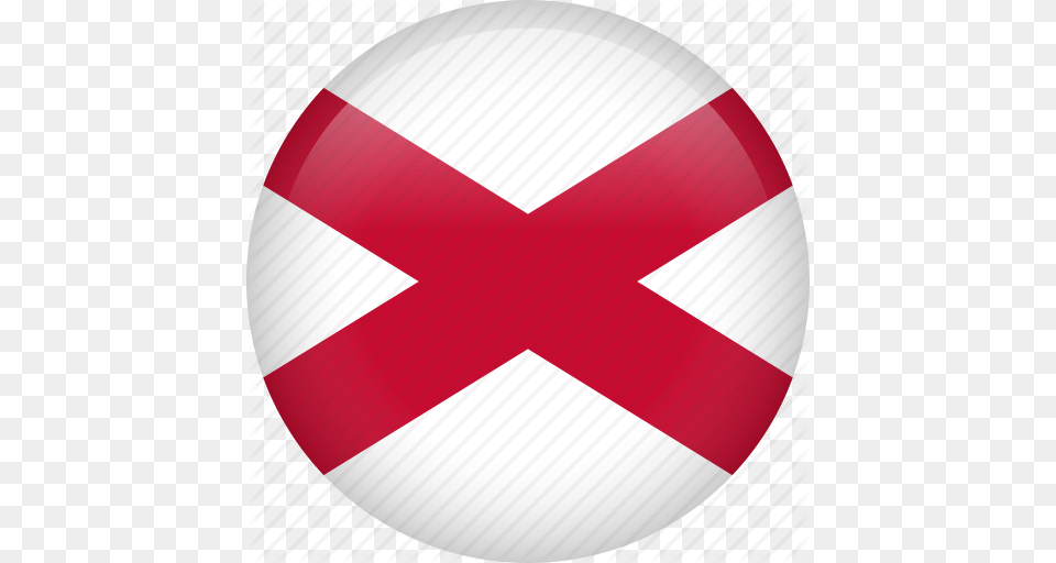 Circle Country Flag Nation National Northern Ireland Icon, Sphere, Logo, Symbol, Disk Free Transparent Png