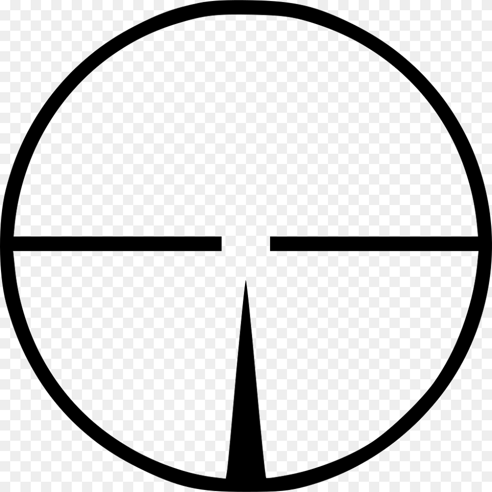 Circle Cross Gun Hunting Sight Sniper Target Comments Sniper Sight, Symbol Png Image