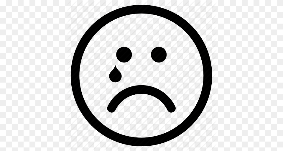 Circle Cry Crying Emoji Emoticon Face Sad Icon Free Transparent Png