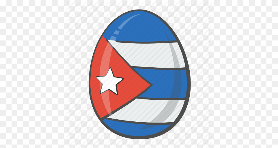 Circle Cuba Egg Flag Icon, Logo Png