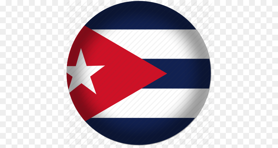 Circle Cuba Flag World Icon, Sphere, Logo Free Png