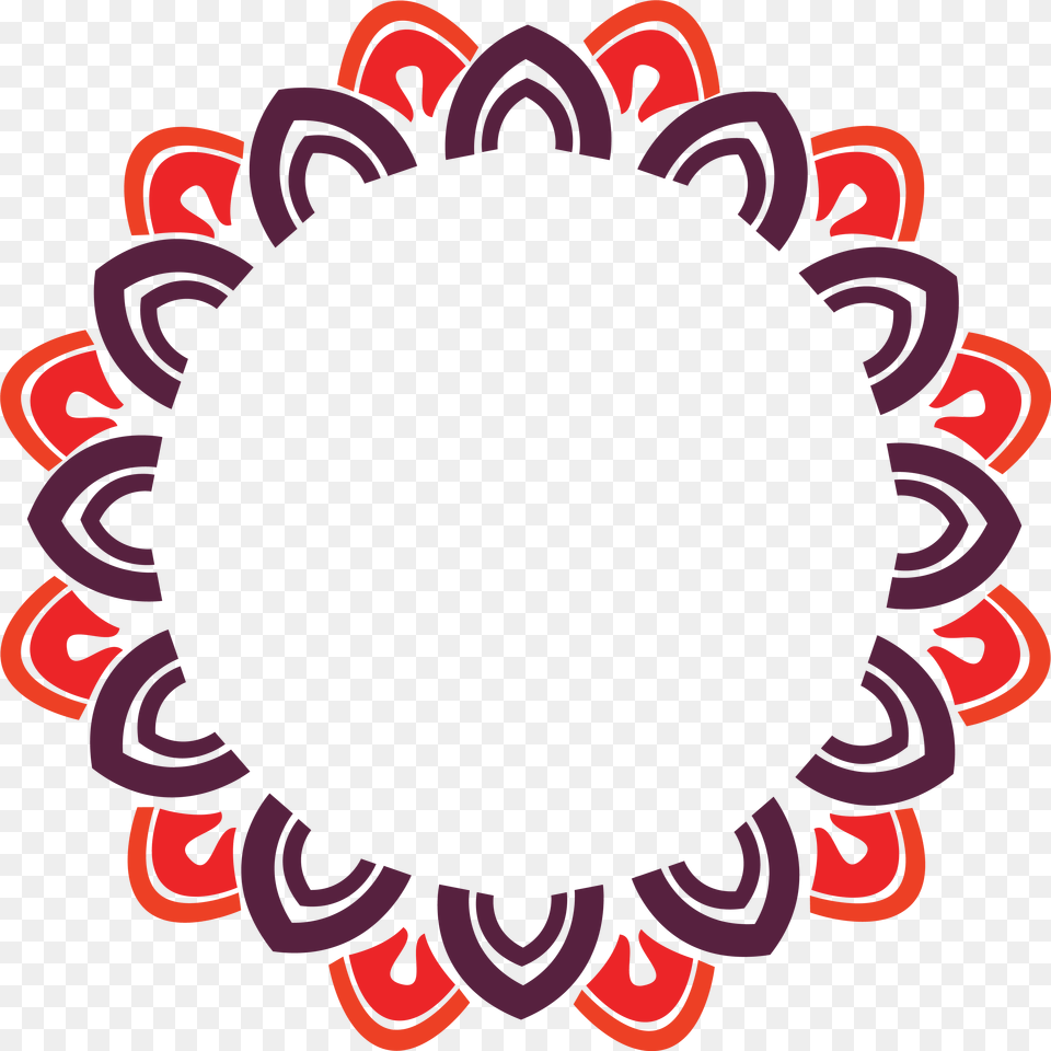 Circle Design Circle Design In, Pattern, Dahlia, Plant, Flower Png Image