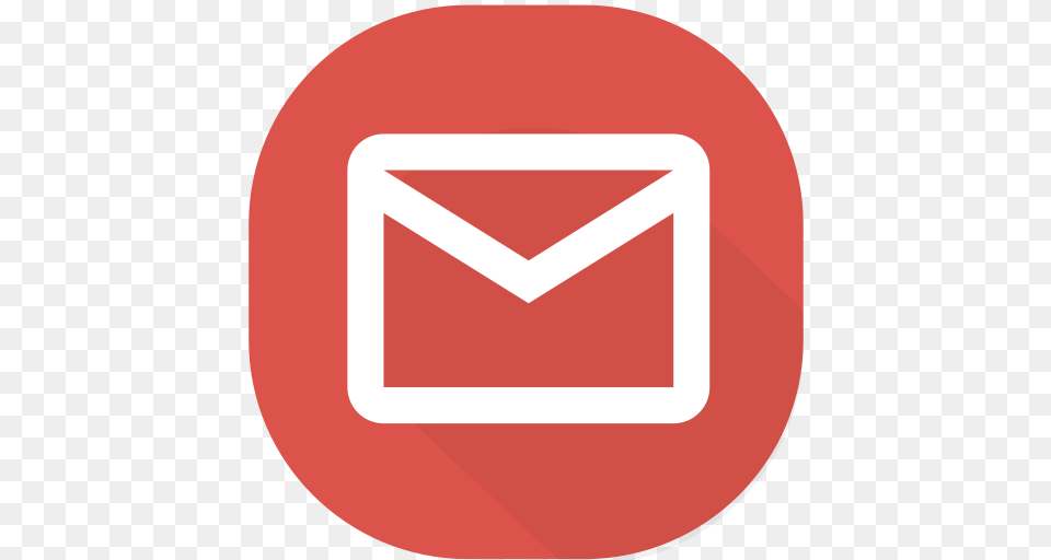 Circle Design Email Gmail Mail Material Message Icon, Envelope, Airmail Free Png Download