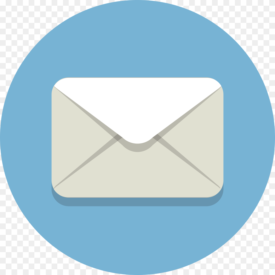 Circle Email Round Icon, Envelope, Mail, Airmail, Disk Png Image