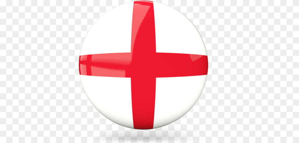 Circle England Flag Graduate Study In The Uk Info England Round Flag, Logo, Symbol, Ball, Football Png Image